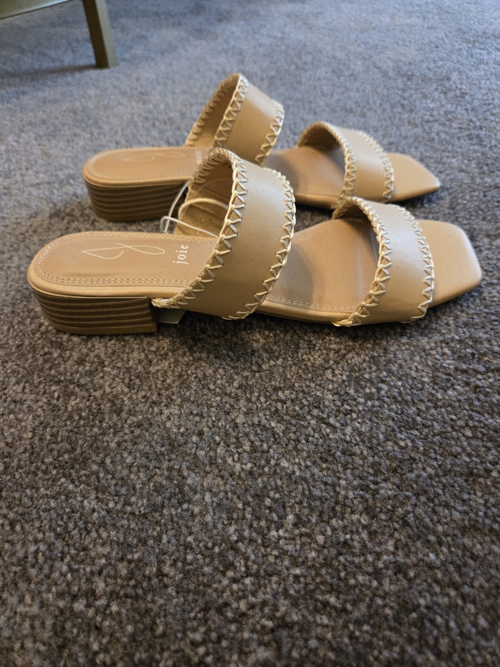Joie Tan Double-Strap Slide Sandals - Picture 3 of 7